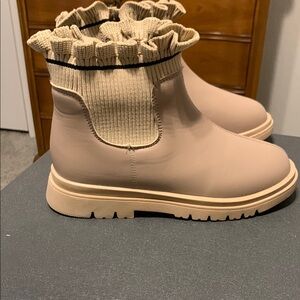 Mia Belle Girls Cutsie Bootsie Ruffle Sock Boots by Liv and Mia